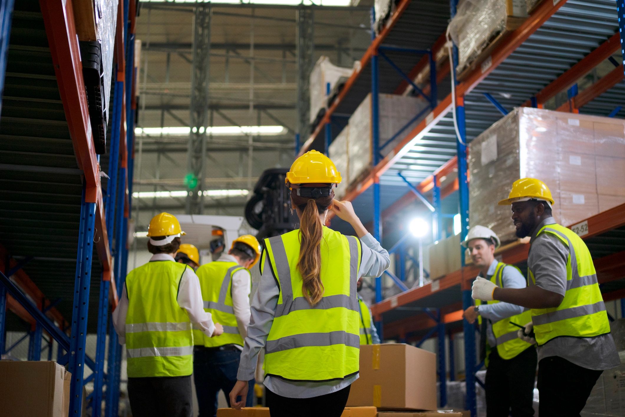 Warehouse operations team supporting agricultural wholesale logistics