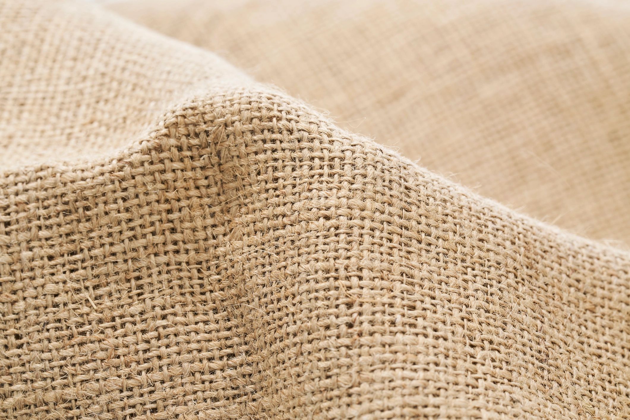 Burlap sacks used for bulk pulses and spice storage