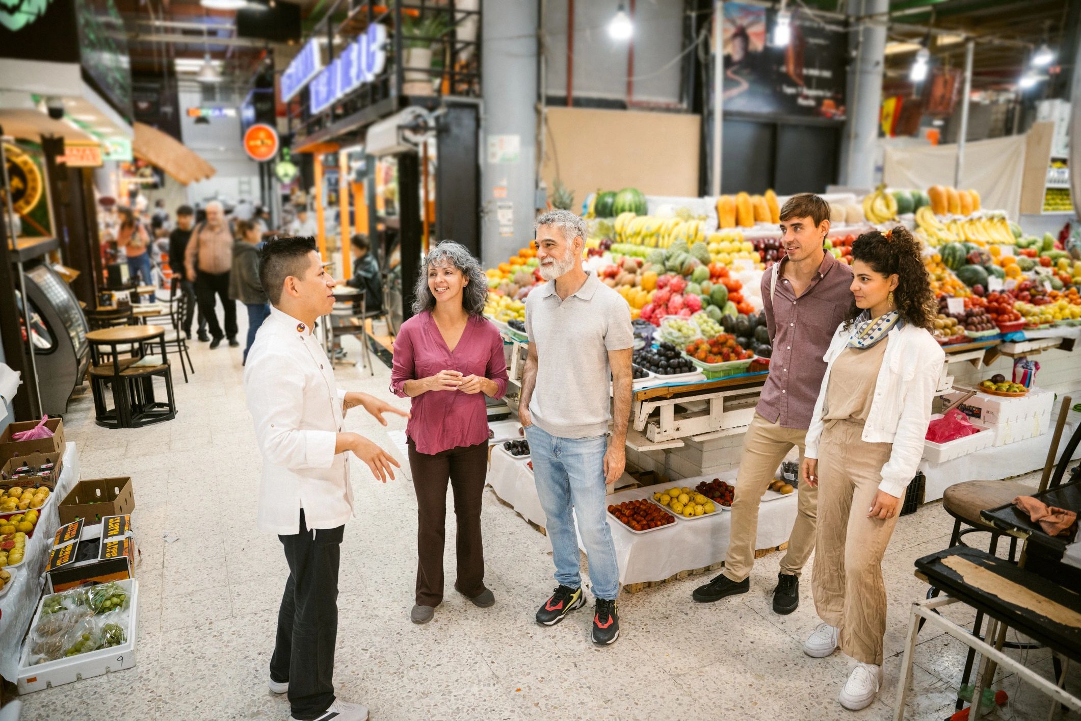 Wholesale produce market with fresh vegetables for bulk sourcing